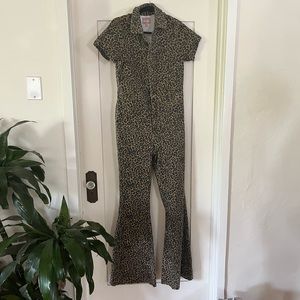 Leopard Denim Jumpsuit - Show Me Your Mumu